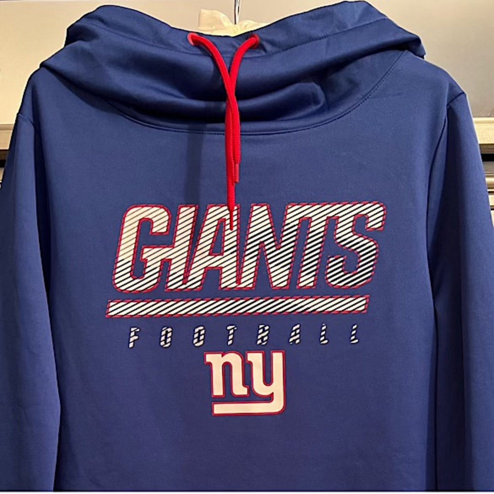 NY GIANTS HOODED SWEATSHIRT